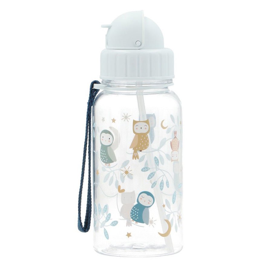 BOTELLA DE PLÁSTICO CON CAÑITA TUTETE ·MAGICAL FOREST· - Happy Moments Baby