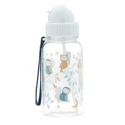 BOTELLA DE PLÁSTICO CON CAÑITA TUTETE ·MAGICAL FOREST· - Happy Moments Baby