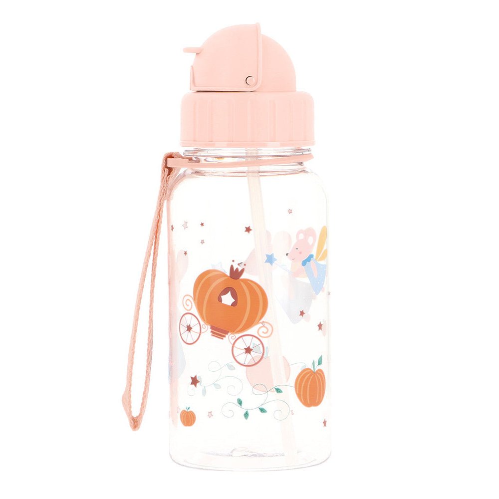 BOTELLA DE PLÁSTICO CON CAÑITA TUTETE ·MOUSE FAIRIES· - Happy Moments Baby