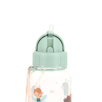 BOTELLA DE PLÁSTICO CON CAÑITA TUTETE ·THE WOODEN BOY· - Happy Moments Baby