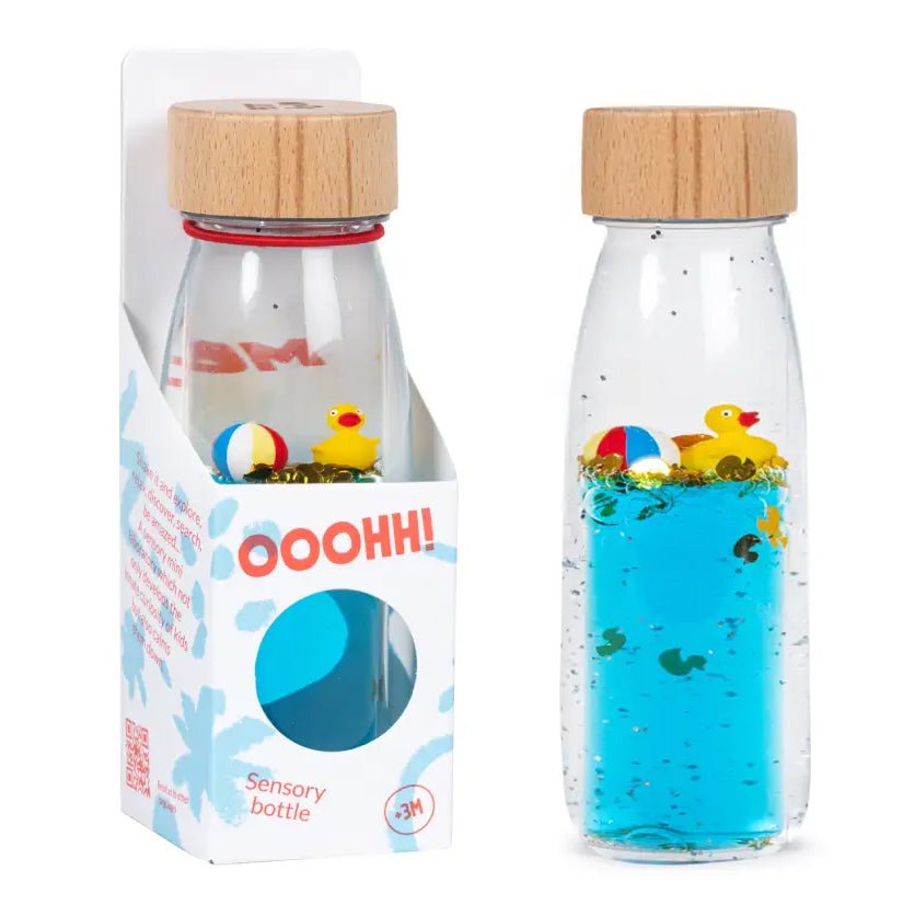 BOTELLA SENSORIAL PETIT BOUM ·DUCKY· - Happy Moments Baby