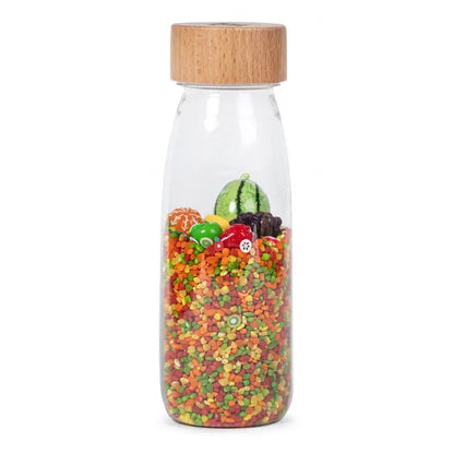 BOTELLA SENSORIAL PETIT BOUM ·FRUITS· - Happy Moments Baby