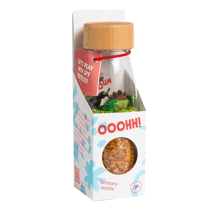 BOTELLA SENSORIAL PETIT BOUM ·JURASSIC· - Happy Moments Baby