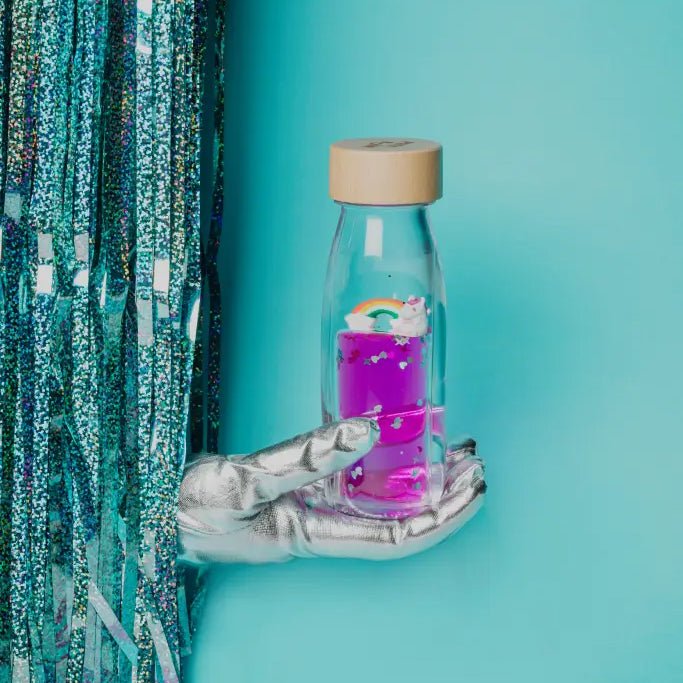 BOTELLA SENSORIAL PETIT BOUM ·MAGIC RAINBOW· - Happy Moments Baby