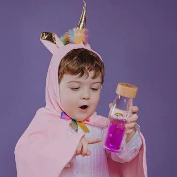 BOTELLA SENSORIAL PETIT BOUM ·MAGIC RAINBOW· - Happy Moments Baby