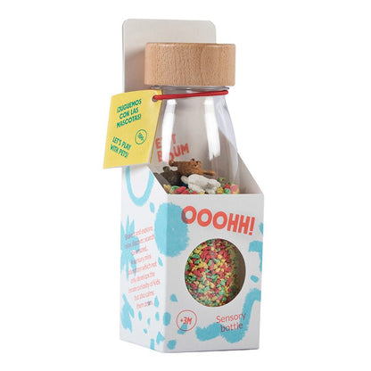 BOTELLA SENSORIAL PETIT BOUM ·PETS· - Happy Moments Baby