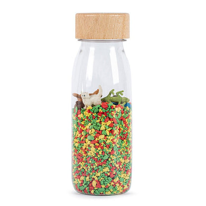 BOTELLA SENSORIAL PETIT BOUM ·PETS· - Happy Moments Baby