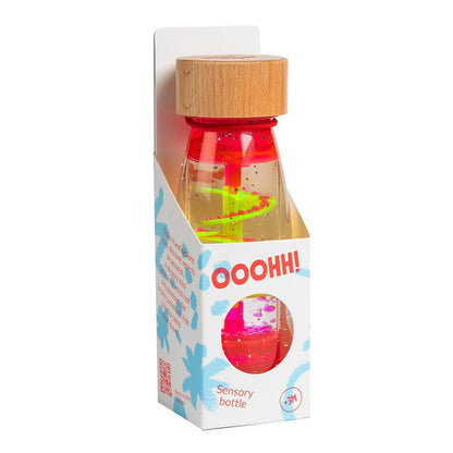 BOTELLA SENSORIAL PETIT BOUM ·SPIRAL PINK· - Happy Moments Baby