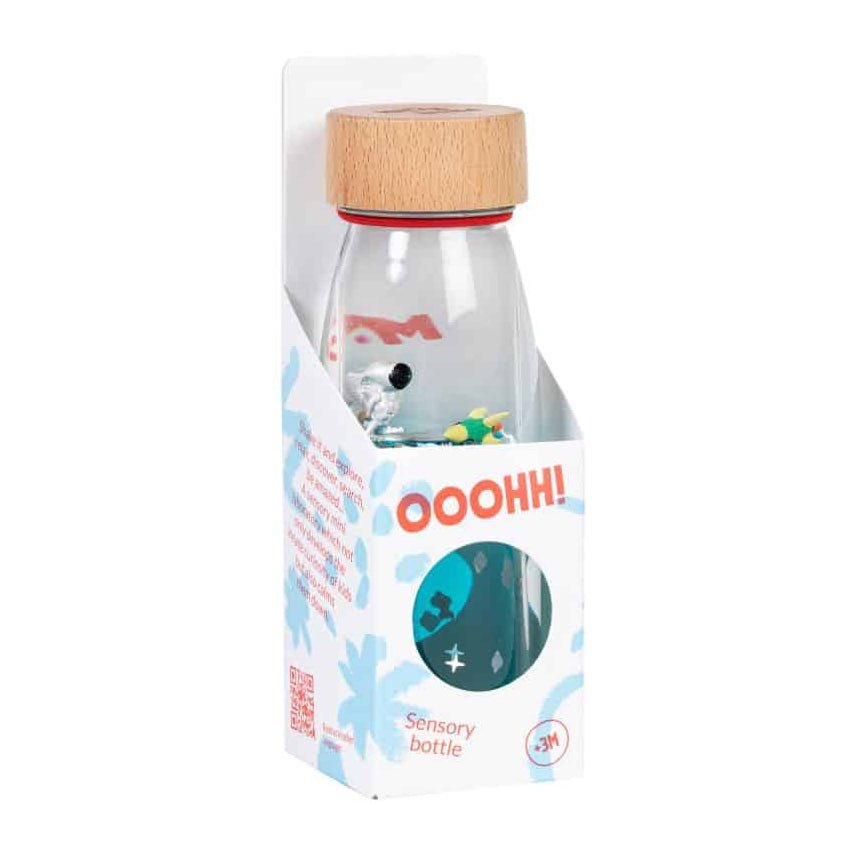 BOTELLA SENSORIAL PETIT BOUM ·UNIVERS· - Happy Moments Baby