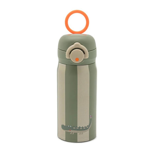 BOTELLA TÉRMICA ACERO INOXIDABLE NOUI NOUI ·COCODRILO· - Happy Moments Baby