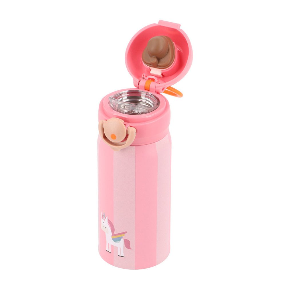 BOTELLA TÉRMICA ACERO INOXIDABLE NOUI NOUI ·UNICORNIO· - Happy Moments Baby