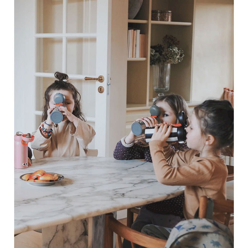 BOTELLA TÉRMICA ACERO INOXIDABLE NOUI NOUI ·ZEBRA· - Happy Moments Baby