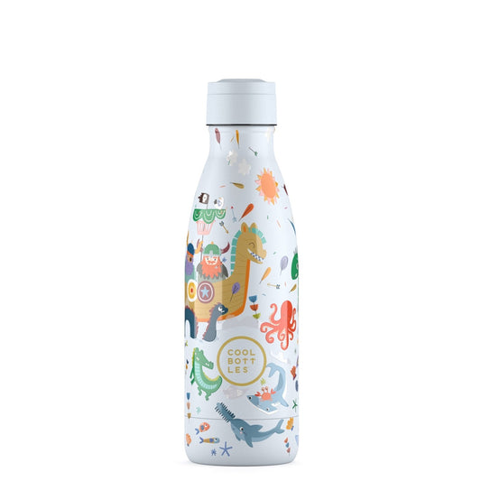 BOTELLA TÉRMICA COOL BOTTLES 350ML ·KIDS BRAVE VIKINGS· - Happy Moments Baby