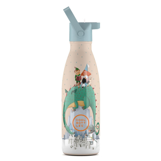 BOTELLA TÉRMICA COOL BOTTLES 350ML ·KIDS DRAGON DREAMS· - Happy Moments Baby