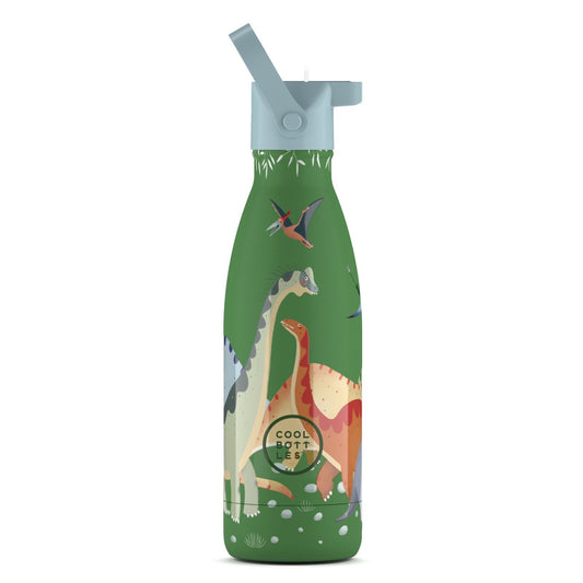 BOTELLA TÉRMICA COOL BOTTLES 350ML ·KIDS JURASSIC ERA· - Happy Moments Baby