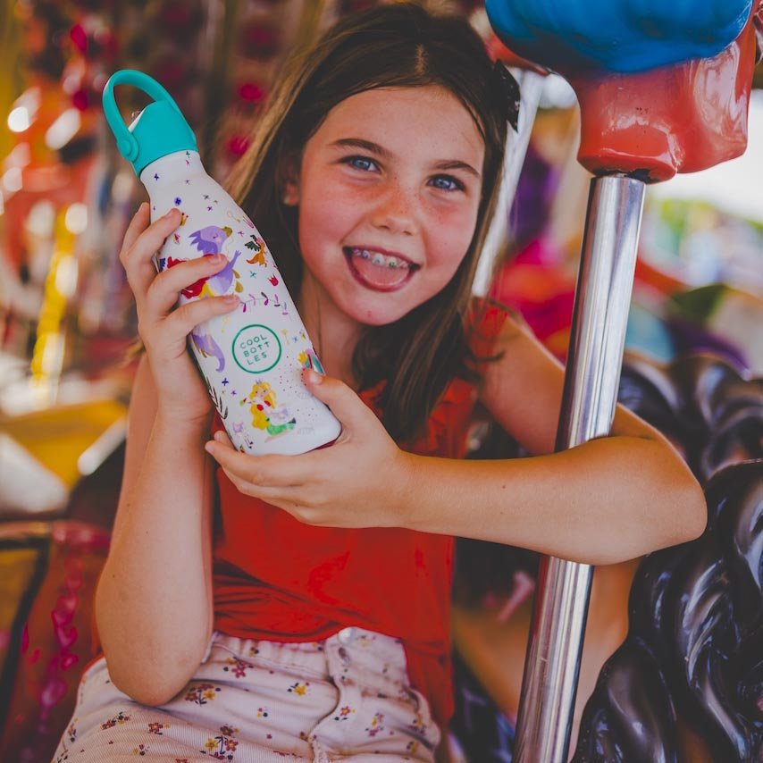 BOTELLA TÉRMICA COOL BOTTLES 350ML ·KIDS PRINCESS KINGDOM· - Happy Moments Baby