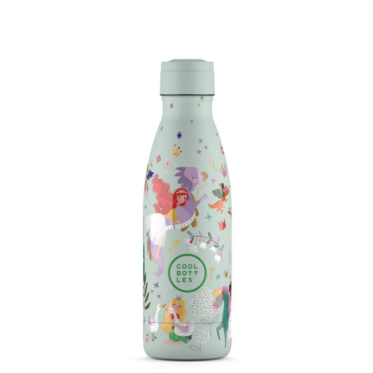BOTELLA TÉRMICA COOL BOTTLES 350ML ·KIDS PRINCESS KINGDOM· - Happy Moments Baby