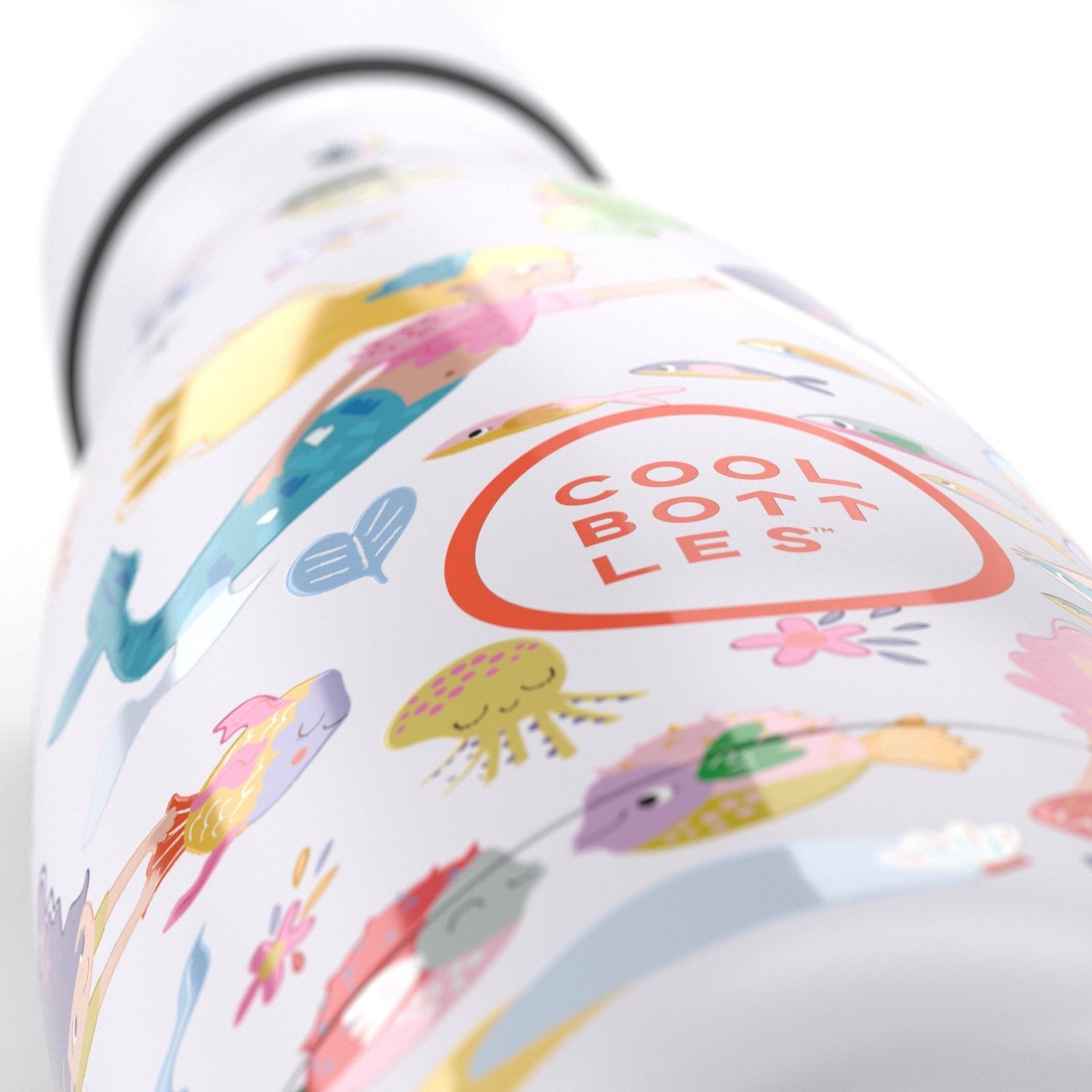 BOTELLA TÉRMICA COOL BOTTLES 350ML ·KIDS SWEET MERMAIDS· - Happy Moments Baby