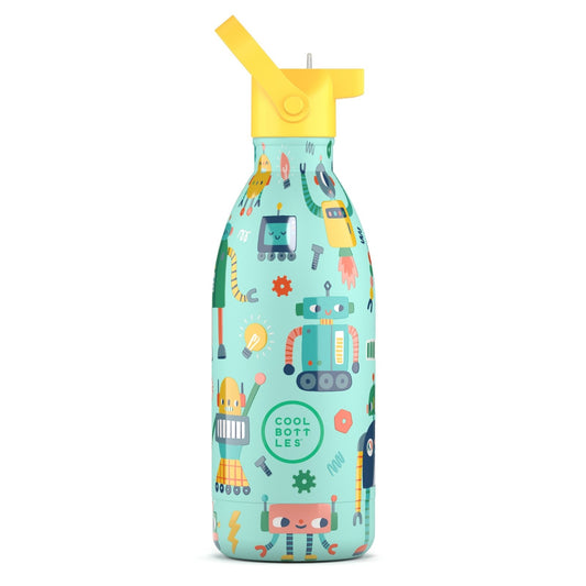 BOTELLA TÉRMICA COOL BOTTLES 500ML ·KIDS SHORT CIRCUIT· - Happy Moments Baby