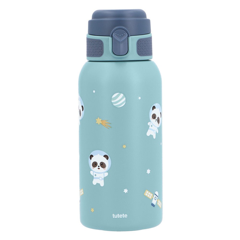 BOTELLA TÉRMICA DE ACERO TUTETE 500ML ·PANDAS IN SPACE· - Happy Moments Baby