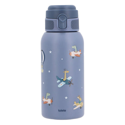 BOTELLA TÉRMICA DE ACERO TUTETE 500ML ·PLANES· - Happy Moments Baby