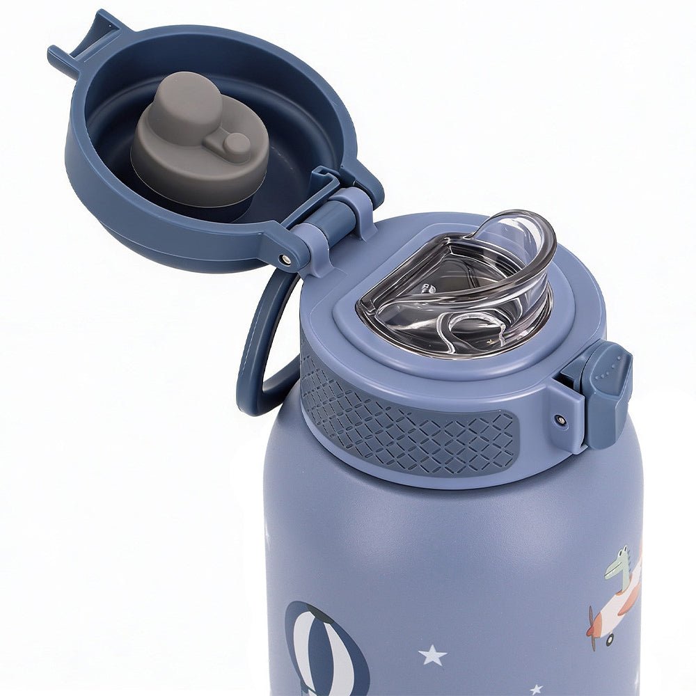 BOTELLA TÉRMICA DE ACERO TUTETE 500ML ·PLANES· - Happy Moments Baby