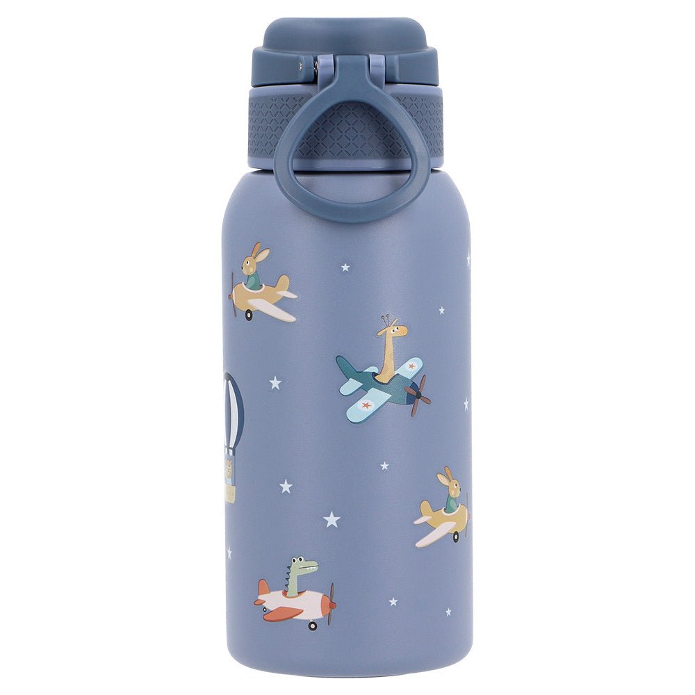 BOTELLA TÉRMICA DE ACERO TUTETE 500ML ·PLANES· - Happy Moments Baby