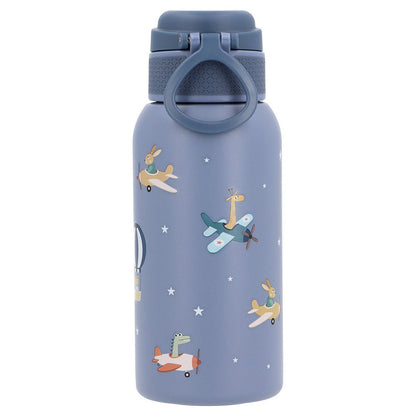 BOTELLA TÉRMICA DE ACERO TUTETE 500ML ·PLANES· - Happy Moments Baby