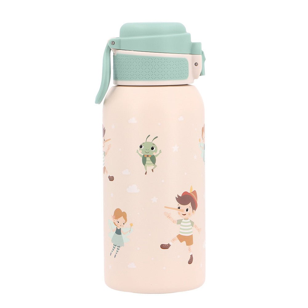 BOTELLA TÉRMICA DE ACERO TUTETE 500ML ·THE WOODEN BOY· - Happy Moments Baby
