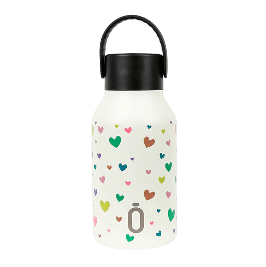 BOTELLA TÉRMICA RUNBOTT ·350ML CONFETI CORAZÓN· - Happy Moments Baby