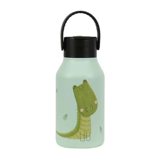 BOTELLA TÉRMICA RUNBOTT ·350ML MARTA MUNTÉ COCODRILO· - Happy Moments Baby