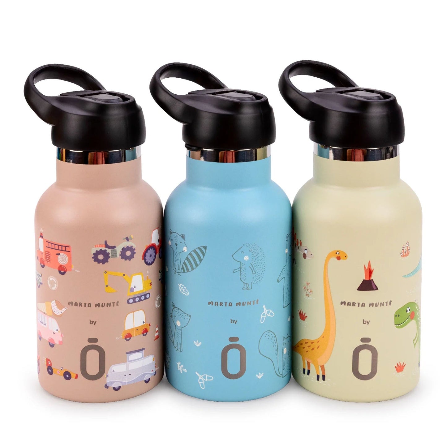 BOTELLA TÉRMICA RUNBOTT ·350ML MARTA MUNTÉ ROAD TOPO· - Happy Moments Baby