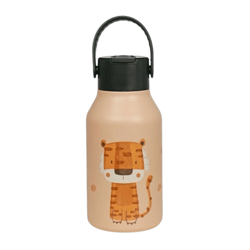 BOTELLA TÉRMICA RUNBOTT ·350ML MARTA MUNTÉ TIGRE· - Happy Moments Baby