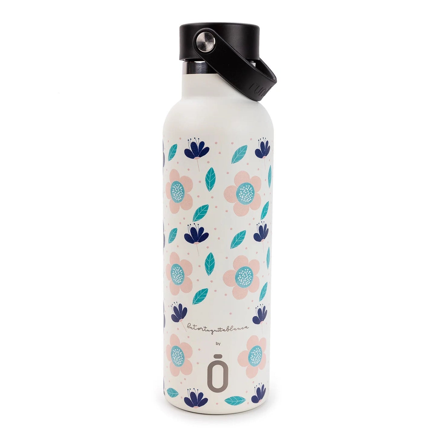 BOTELLA TÉRMICA RUNBOTT ·600ML LLUVIA DE FLORES· - Happy Moments Baby