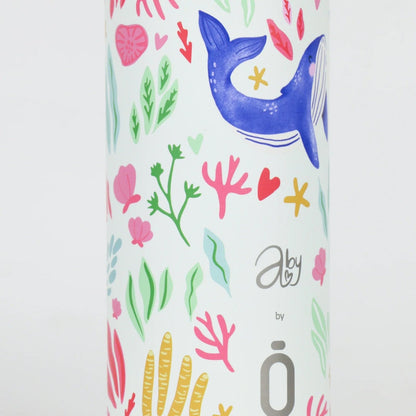 BOTELLA TÉRMICA RUNBOTT Mii ·600ML ABIGAIL MORALES REEF CREAM· - Happy Moments Baby