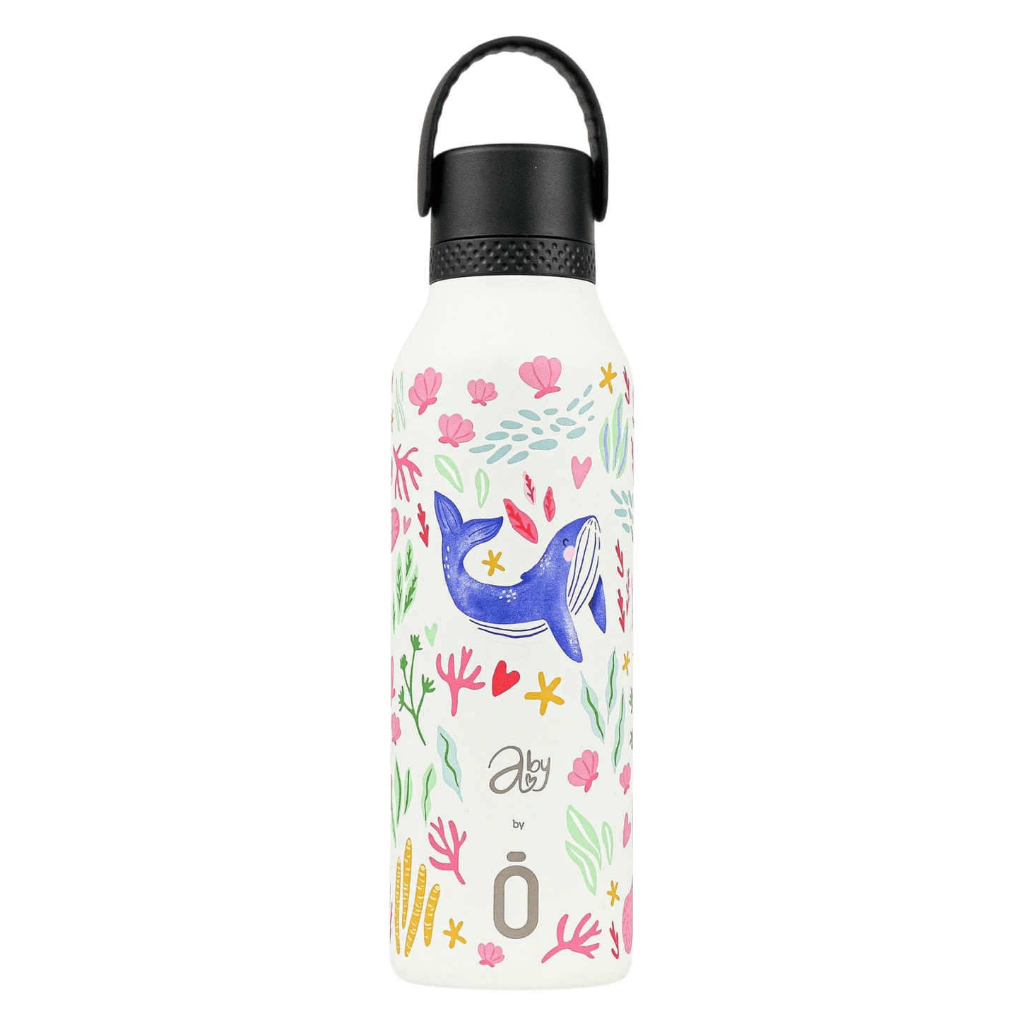 BOTELLA TÉRMICA RUNBOTT Mii ·600ML ABIGAIL MORALES REEF CREAM· - Happy Moments Baby