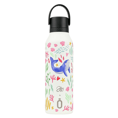 BOTELLA TÉRMICA RUNBOTT Mii ·600ML ABIGAIL MORALES REEF CREAM· - Happy Moments Baby