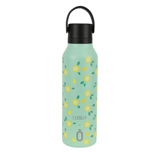 BOTELLA TÉRMICA RUNBOTT Mii ·600ML BERRECA LEMONS· - Happy Moments Baby