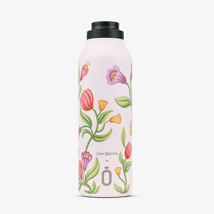 BOTELLA TÉRMICA RUNBOTT Mii ·600ML LINN WARME TULIP BUBBLEGUM· - Happy Moments Baby