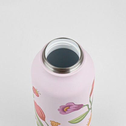 BOTELLA TÉRMICA RUNBOTT Mii ·600ML LINN WARME TULIP BUBBLEGUM· - Happy Moments Baby