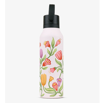 BOTELLA TÉRMICA RUNBOTT Mii ·600ML LINN WARME TULIP BUBBLEGUM· - Happy Moments Baby