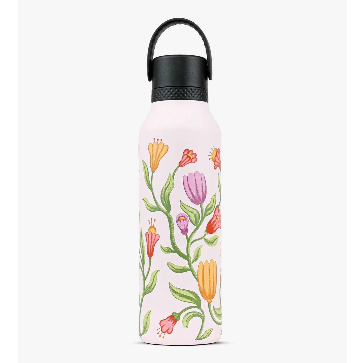 BOTELLA TÉRMICA RUNBOTT Mii ·600ML LINN WARME TULIP BUBBLEGUM· - Happy Moments Baby