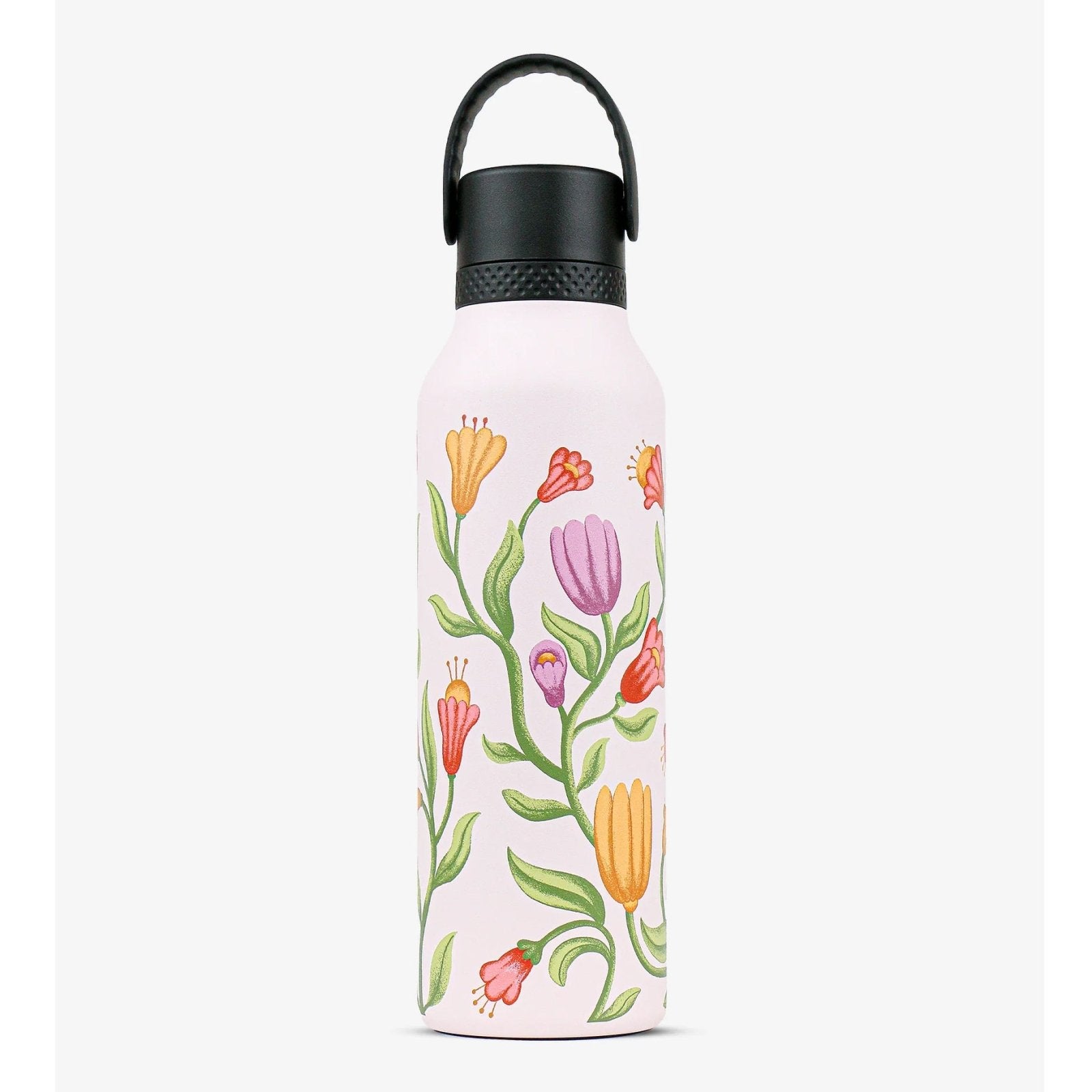 BOTELLA TÉRMICA RUNBOTT Mii ·600ML LINN WARME TULIP BUBBLEGUM· - Happy Moments Baby