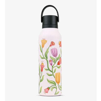 BOTELLA TÉRMICA RUNBOTT Mii ·600ML LINN WARME TULIP BUBBLEGUM· - Happy Moments Baby