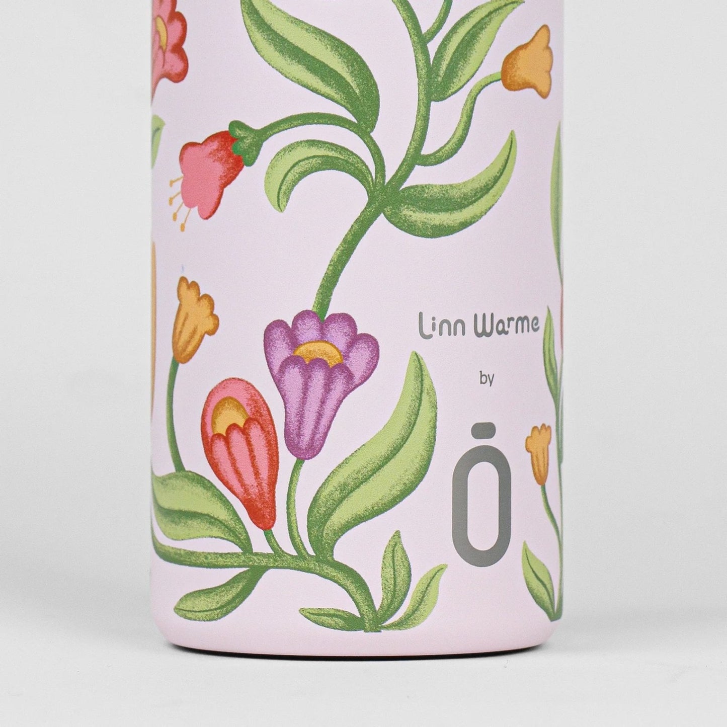 BOTELLA TÉRMICA RUNBOTT Mii ·600ML LINN WARME TULIP BUBBLEGUM· - Happy Moments Baby