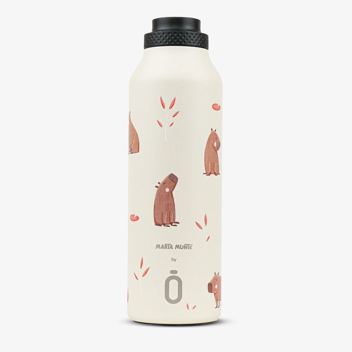 BOTELLA TÉRMICA RUNBOTT Mii ·600ML MARTA MUNTÉ CAPYBARA· - Happy Moments Baby