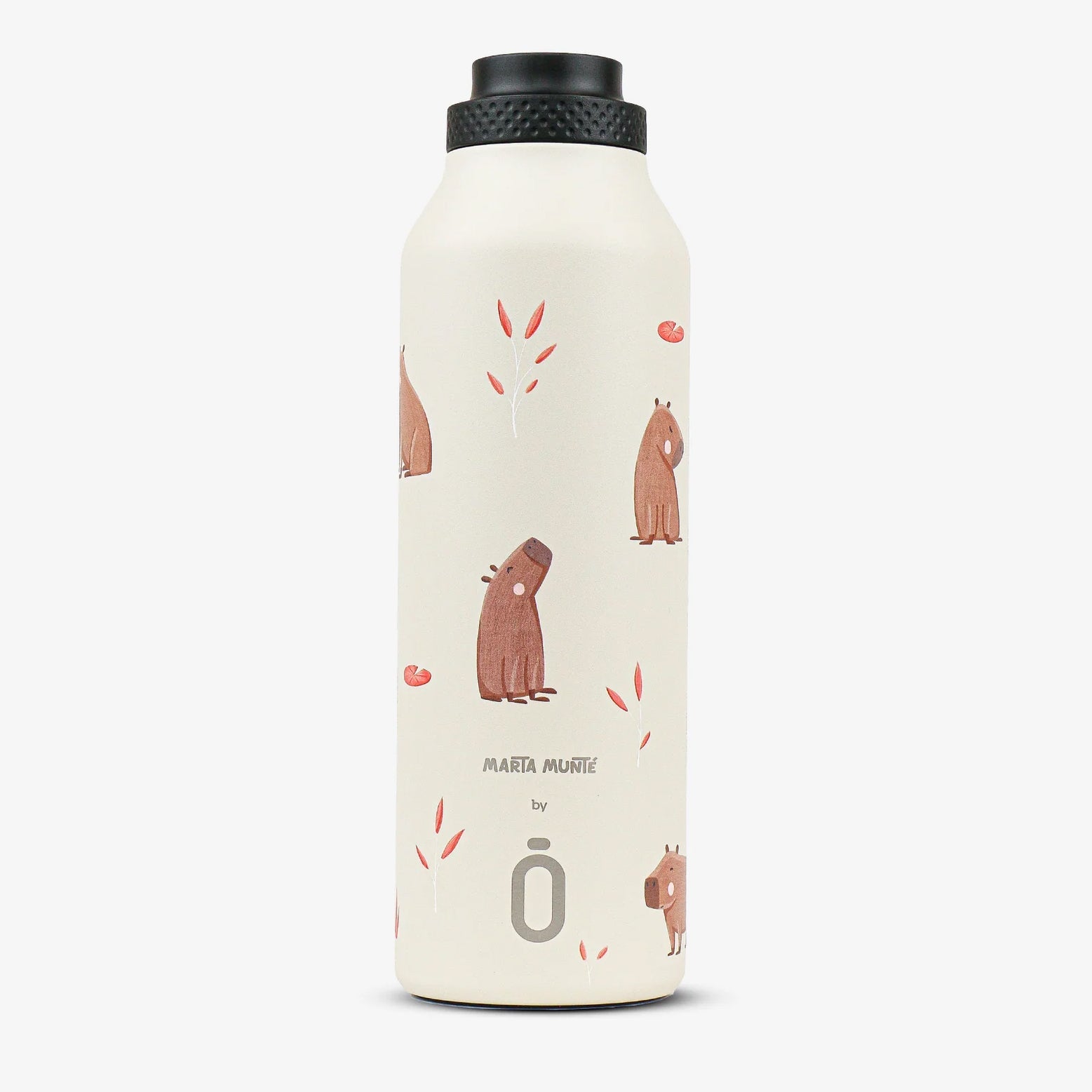 BOTELLA TÉRMICA RUNBOTT Mii ·600ML MARTA MUNTÉ CAPYBARA· - Happy Moments Baby