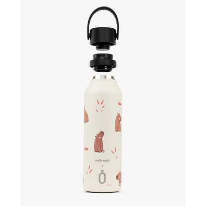 BOTELLA TÉRMICA RUNBOTT Mii ·600ML MARTA MUNTÉ CAPYBARA· - Happy Moments Baby