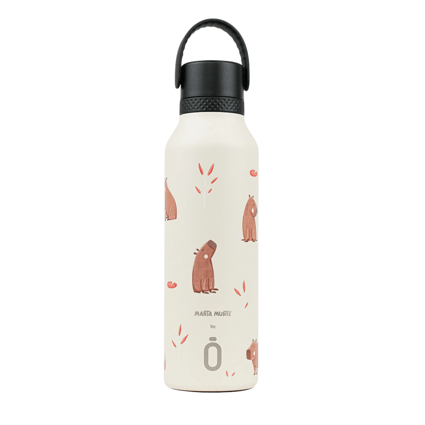 BOTELLA TÉRMICA RUNBOTT Mii ·600ML MARTA MUNTÉ CAPYBARA· - Happy Moments Baby
