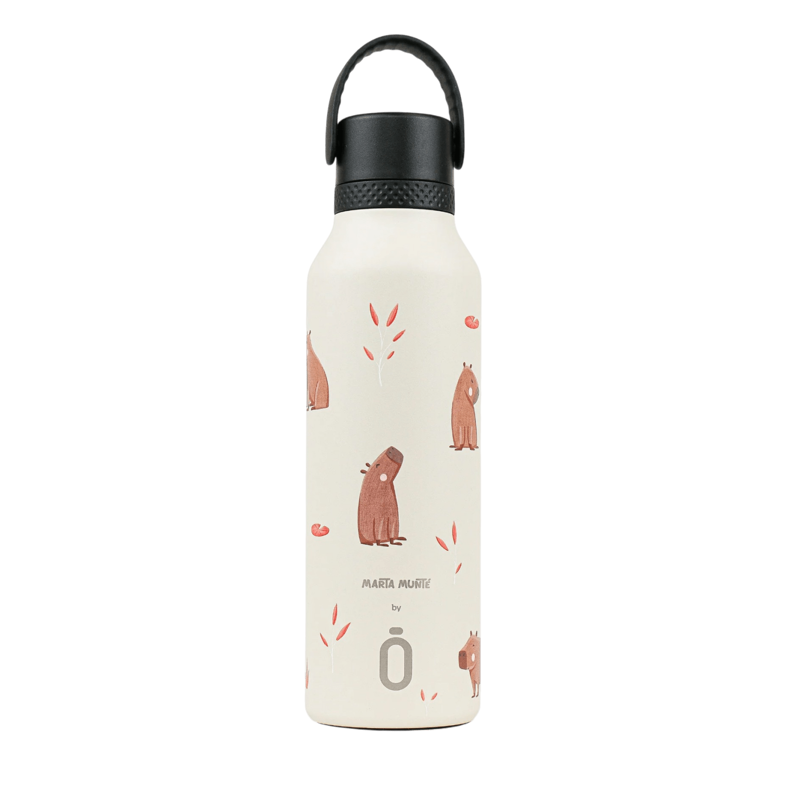 BOTELLA TÉRMICA RUNBOTT Mii ·600ML MARTA MUNTÉ CAPYBARA· - Happy Moments Baby